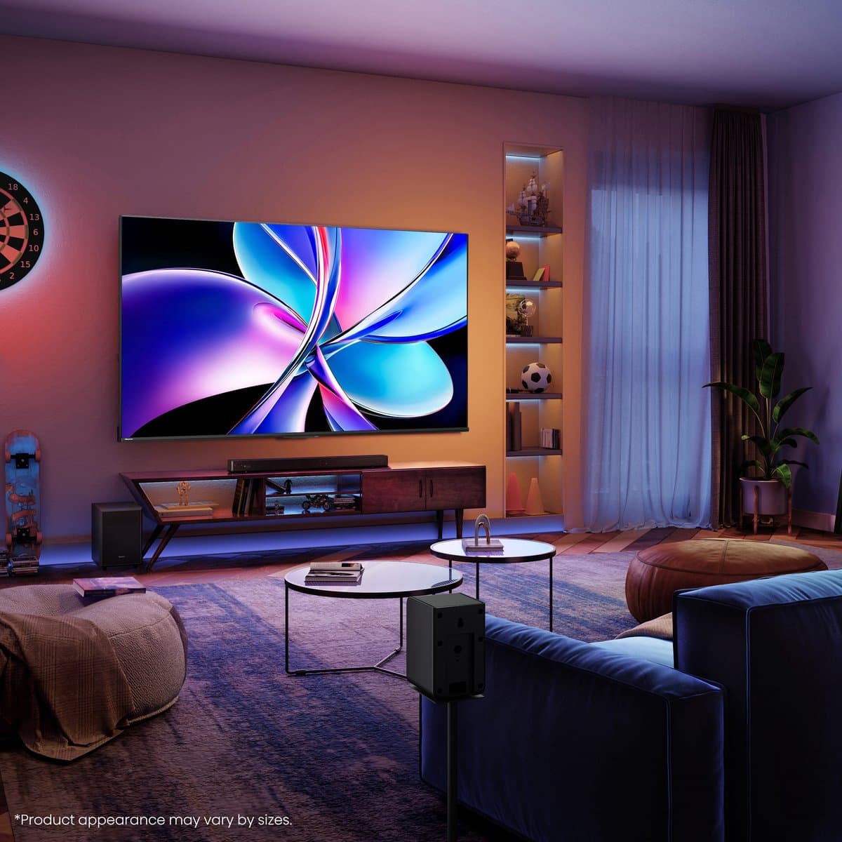 Hisense 100E7Q PRO - 100 inch - 4K QLED - 144hz - 2025 - Smart TV thumbnail 8
