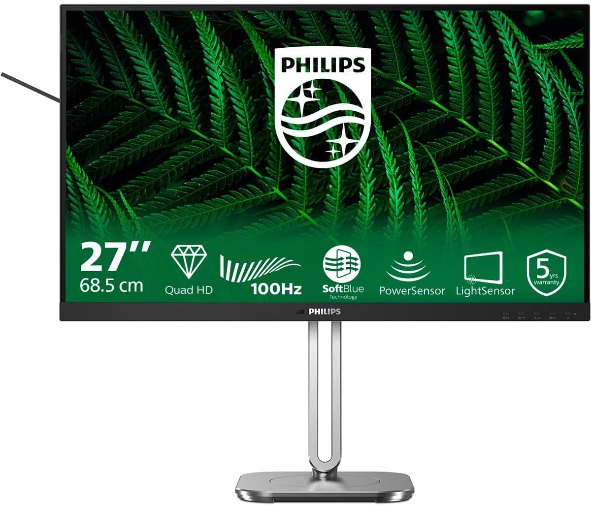 Philips 27B2G5500 QHD-monitor met sensoren