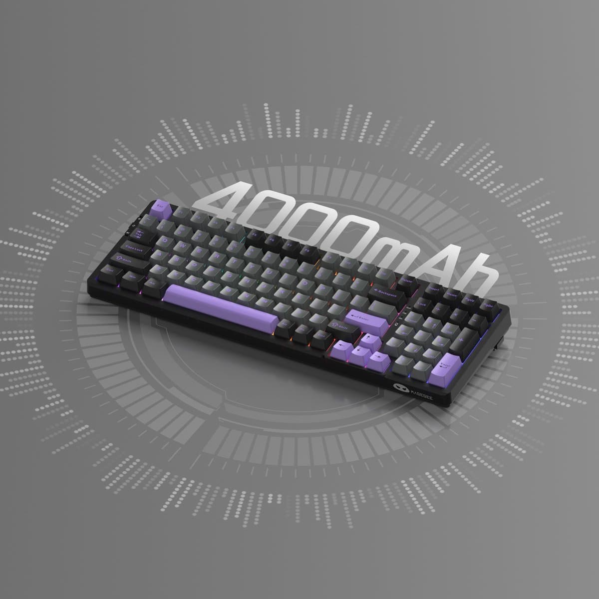 MageGee Light100 - Mechanisch Gaming Toetsenbord - Gaming Keyboard - Draadloos - RGB thumbnail 8