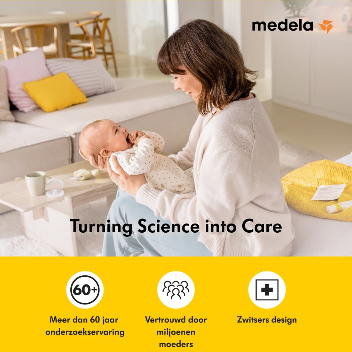 Medela 3-in-1 Voedingsbh en kolf bh voor zwangerschap borstvoeding en kolven - Zacht en met stretch - Chai - Maat L thumbnail 7