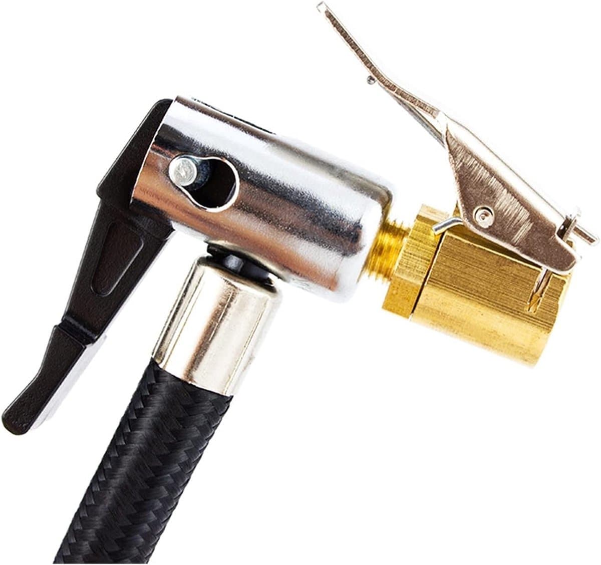 Ventiel Clip-Autoband Ventiel Pomp - Auto Messing - 8 mm - Band Oppompen - Connector - Auto Accessoire-1 stuks messing bandenventiel luchtpompclip, luchtklem bandenpomp compressor pomp verbinding vergrendelbare bandenpomp luchtklem adapter, universe thumbnail 6
