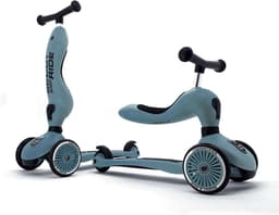 Productfoto van Scoot & Ride Highwaykick 1 - 2-in-1 Kinderstep - Steel