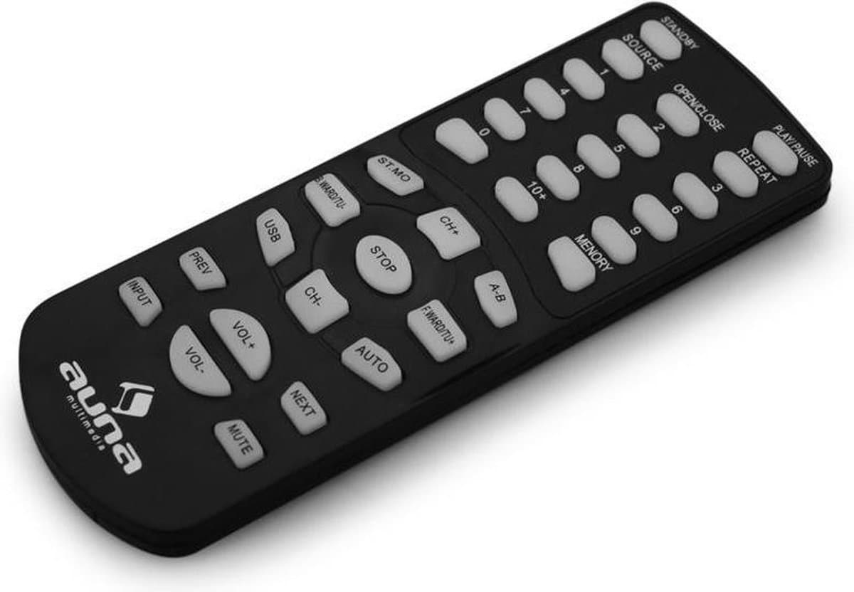 Auna Hifi Verstärker Stereo, Verstärker-Hifi-Stereo, Mini Verstärker mit Bass- und Höhenregler, Musik-Verstärker-Lautsprecher mit Fernbedienung, AV Receiver, 1 Kanal AUX-Verstärker für MP3 & CD Player thumbnail 3