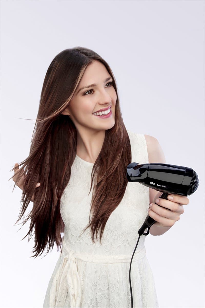 Braun Satin Hair 1 Style&Go BRHD130E Föhn - Reis haardroger - Multivoltage - Inklapbaar thumbnail 3