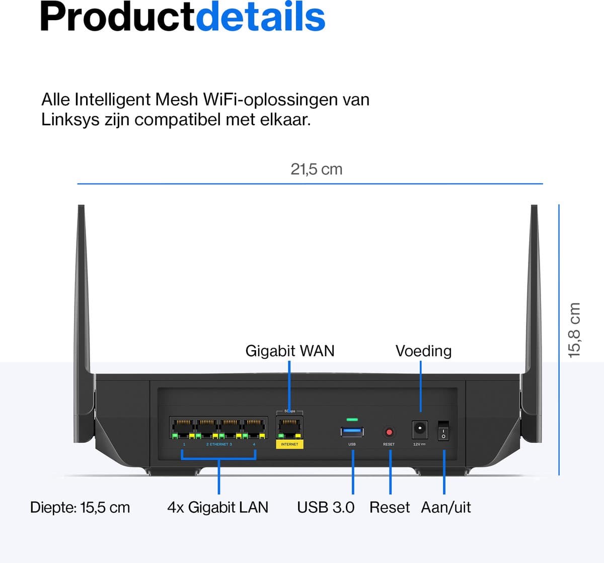 Linksys Hydra Pro 6E MR7500: WiFi 6E mesh-router thumbnail 4