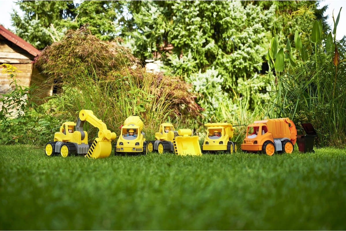 BIG Power-Worker Kiepwagen + Figuur: robuust speelgoedvoertuig thumbnail 4