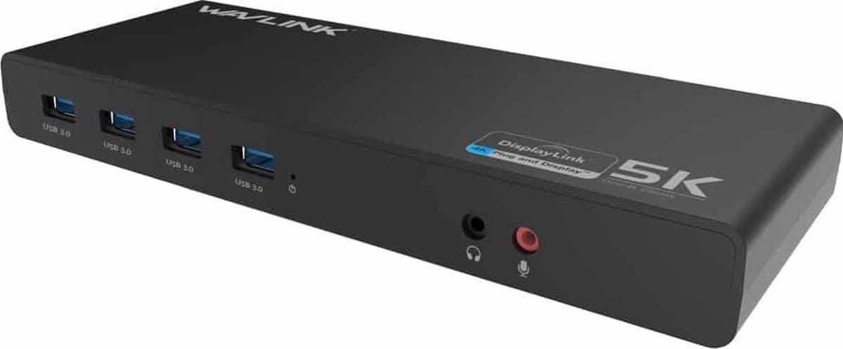 Wavlink USB-C Universal Docking Station met Dual 4K Display voor laptop of MacBook thumbnail 3
