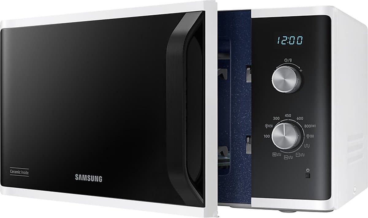 Samsung MG23K3614AW/EG - Combinatiemagnetron - 23 l 800 W - Wit thumbnail 8