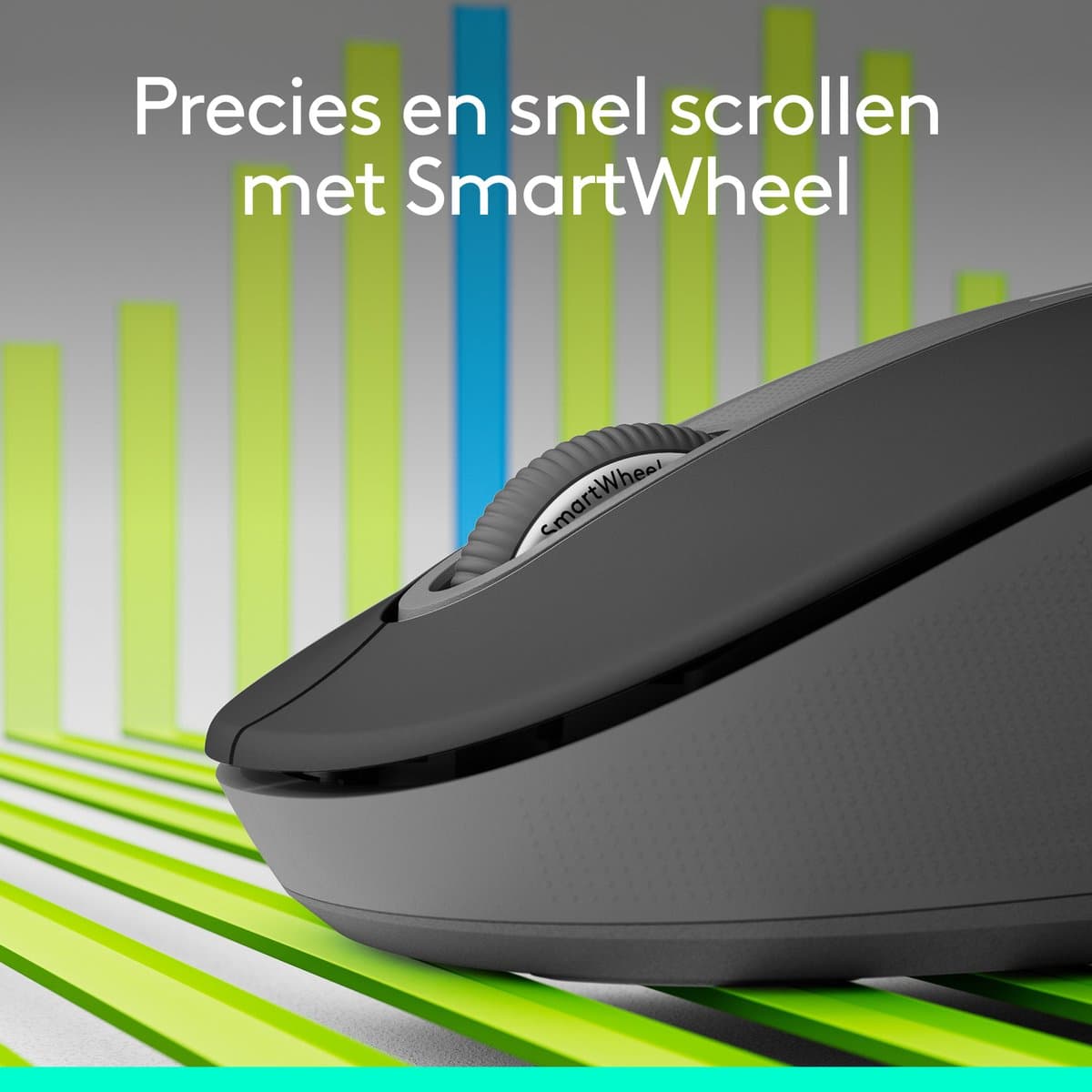 Logitech Signature M650 L - Draadloze Muis - Linkshandig - Graphite thumbnail 2