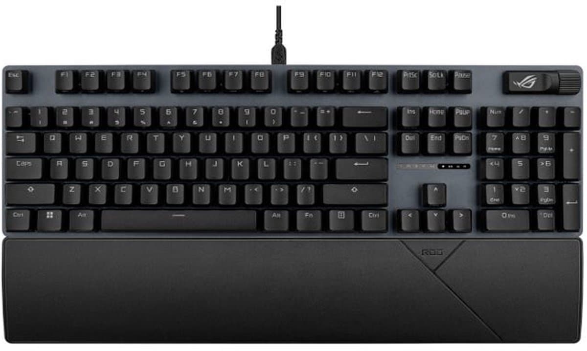 ASUS ROG Strix Scope II X Keyboard - Mechanisch gaming toetsenbord - USB - RGB‑verlichting - Full‑size - Zwart - US‑layout