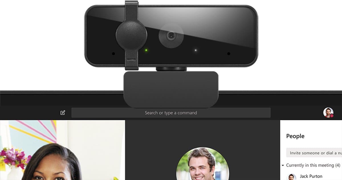 Lenovo 310 Full HD-webcam – 1920 x 1080 Pixel – Klemhouder, Microfoon thumbnail 3