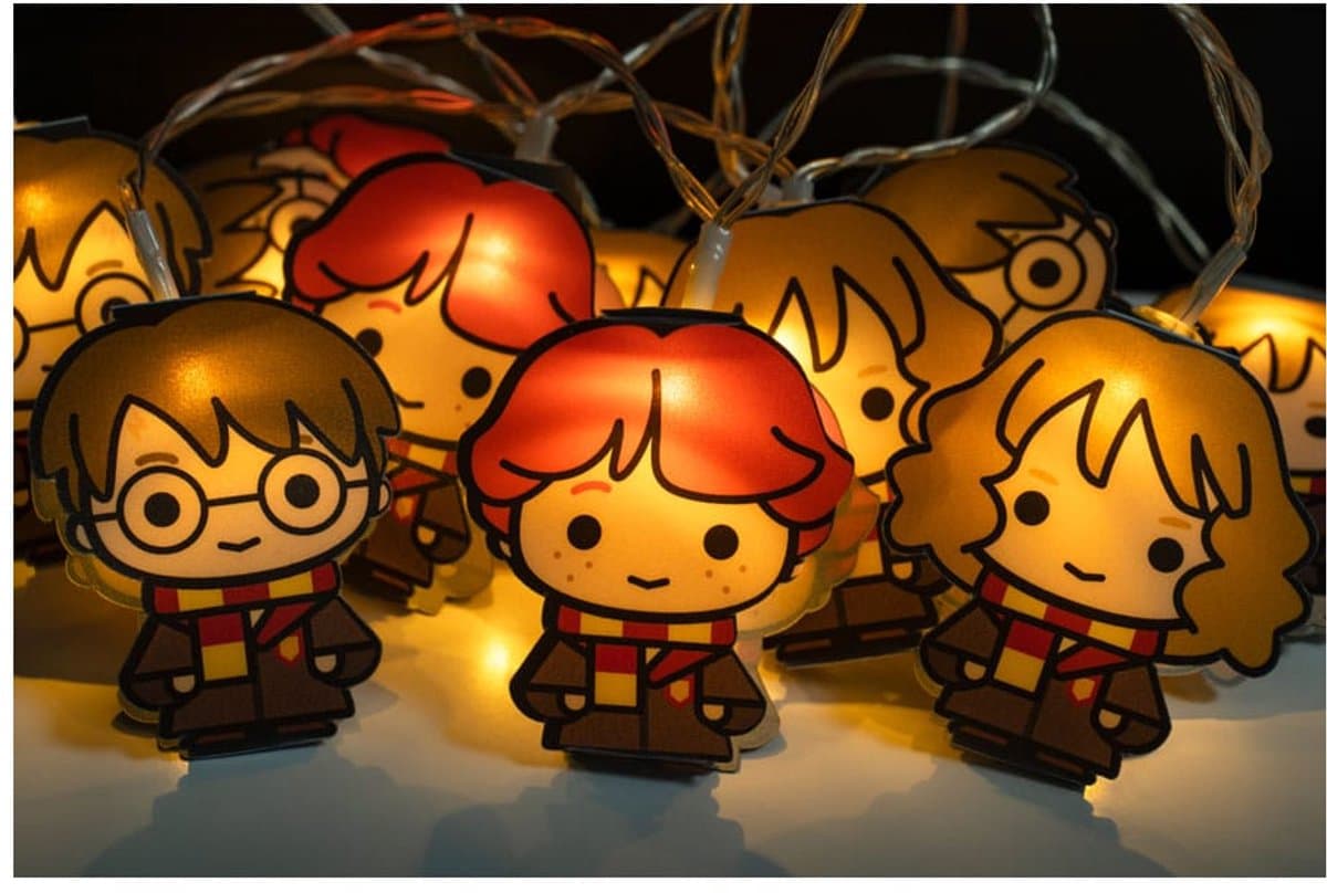 Harry Potter - lichtsnoer - met personages - 12 lampjes - 2,5 meter lang - USB-C thumbnail 4