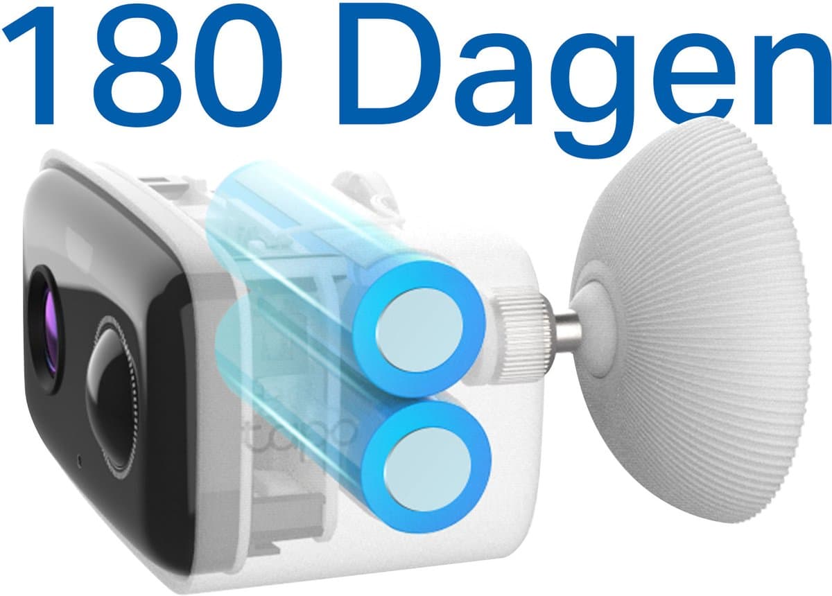 Tapo C400 KIT: Draadloze buitencamera met zonnepaneel & kleurennachtzicht thumbnail 2