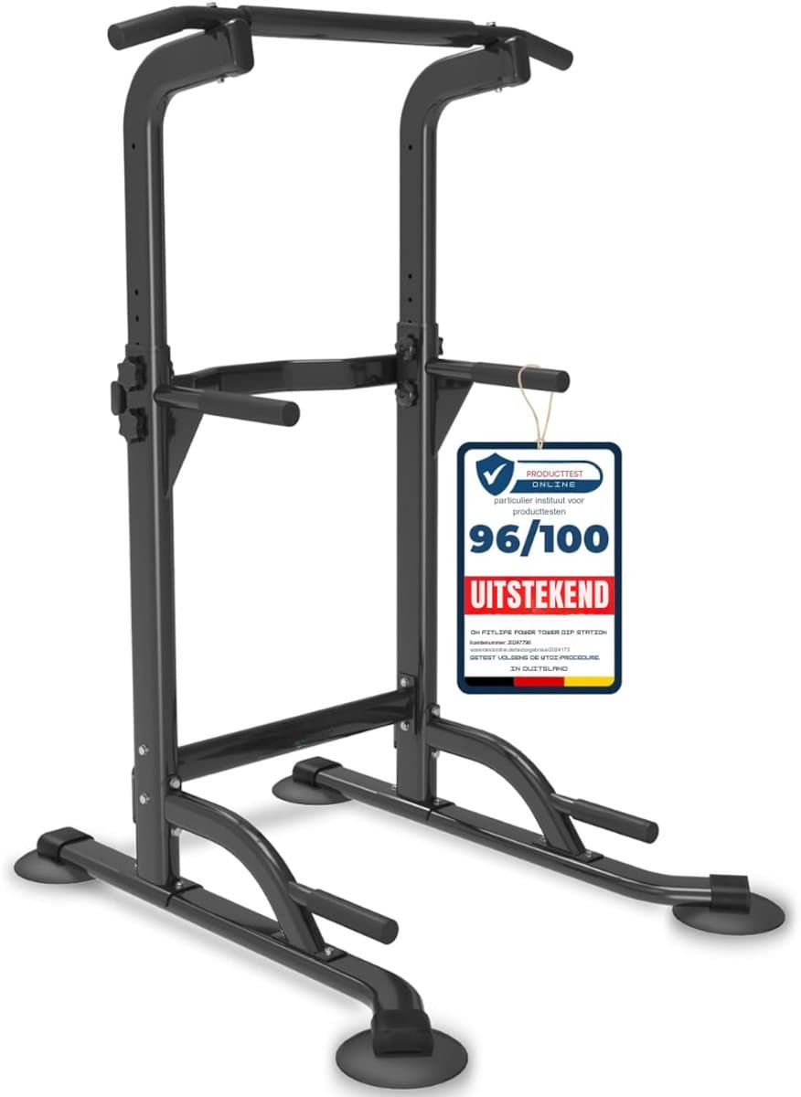 DnA® Pull Up Station - Pull Up Bar - Pull Up - Zwart 82cm x 75cm x 210cm