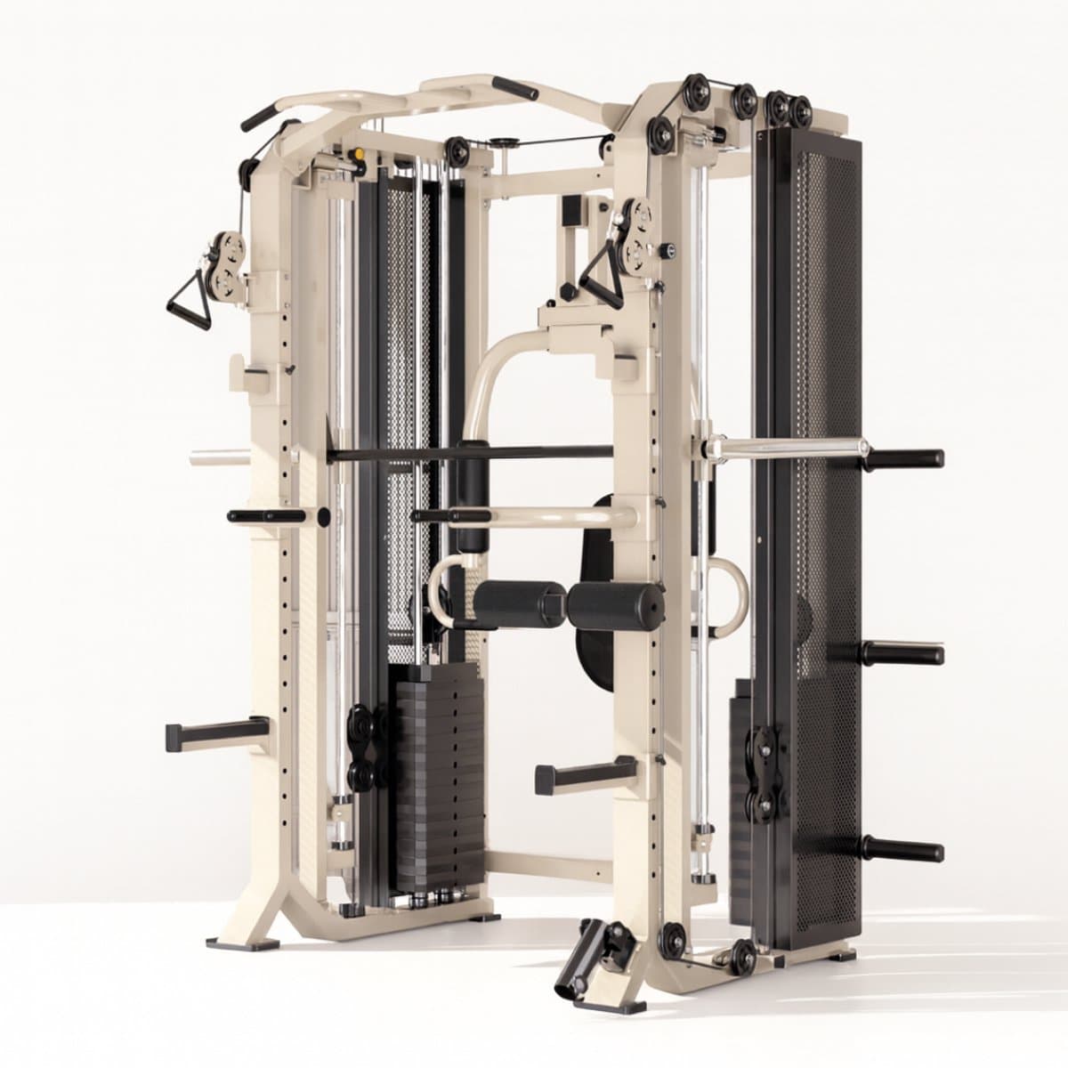 PH Fitness FUSION X Pro Rack – Professioneel Multifunctioneel Power Rack & Smith Machine (0°/7°), Dual Adjustable Cable Trainer 160 kg, Pec Deck, Lat Pulldown & Pull-Up Bar - afbeelding 1