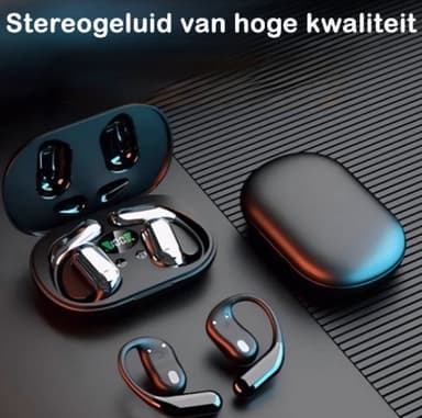 3-in-1 draadloze vertaal-oordopjes met bluetooth 5.3 en 144 talen via app