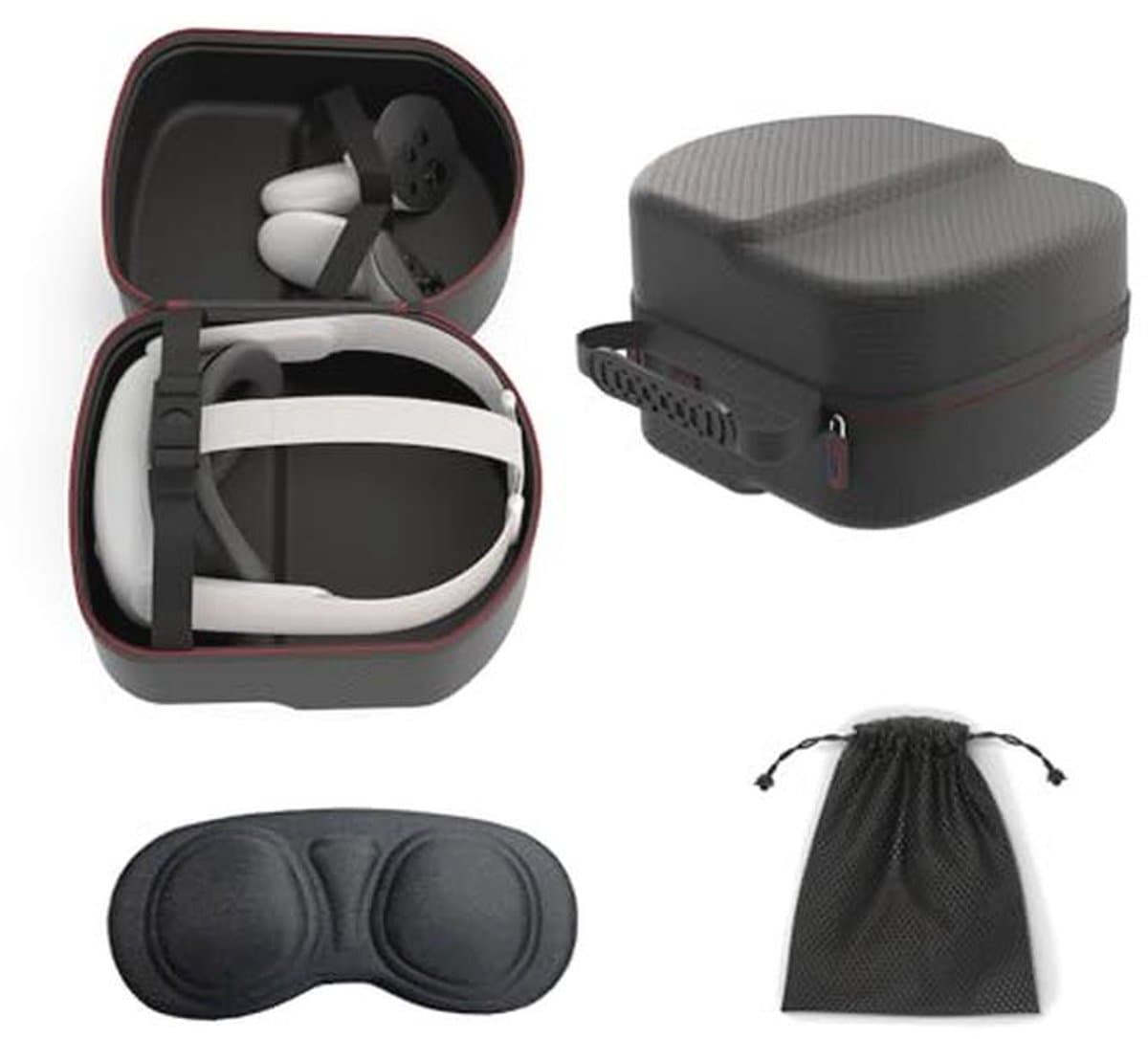 Harde Draagtas voor VR-headsets - Ideaal voor Meta Quest 3S, Quest 3 en Quest 2