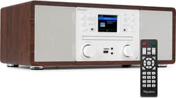 Productfoto van Internetradio - Audizio Avola alles-in-één radio met Bluetooth - DAB+/FM - CD speler - Wit