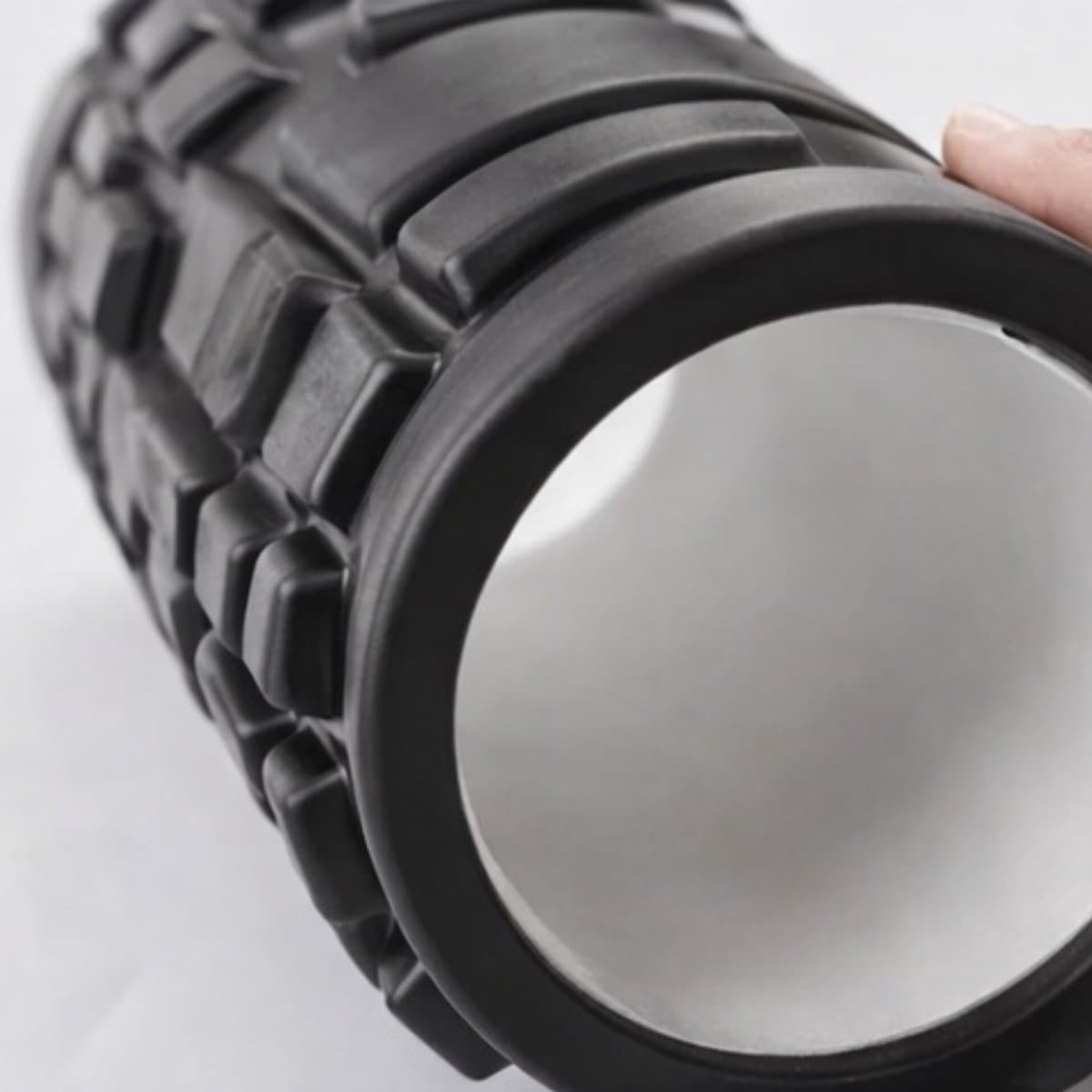 Sport-Goods Foam Roller - Massage Rol voor Triggerpoint & Spierherstel - Fitness Roller voor Rug, Benen & Nek - Zelfmassage na Sporten - Yoga & Pilates - Zwart thumbnail 5