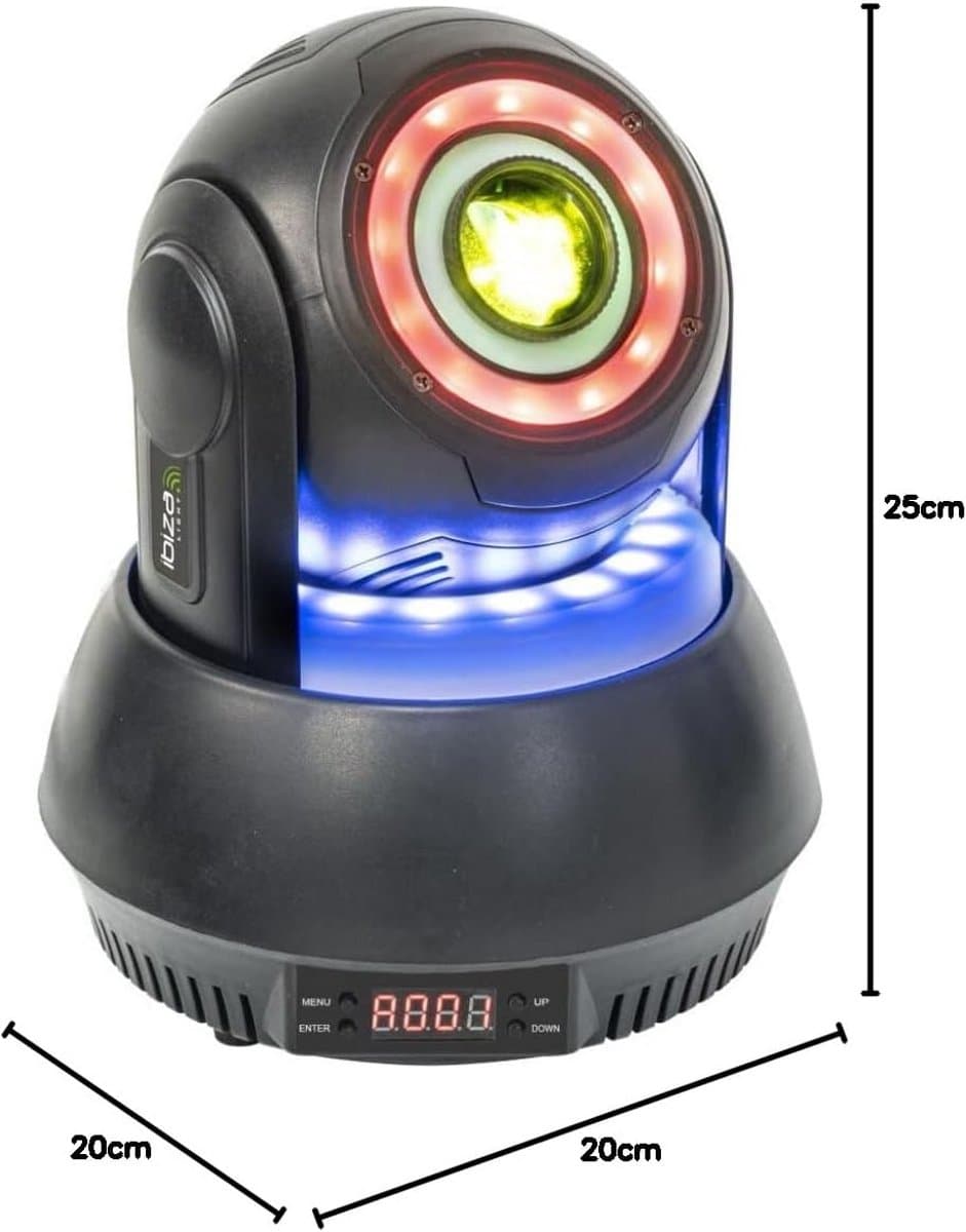 Krachtige 30W Moving Head Spot Lichteffect met 7 Gobo's en 3 RGB Lichtringen thumbnail 2
