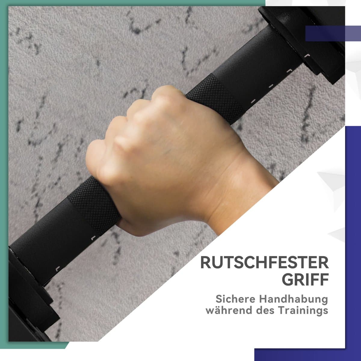 SPORTNOW 25kg 2-in-1 halter set met verstelbare gewichten thumbnail 7