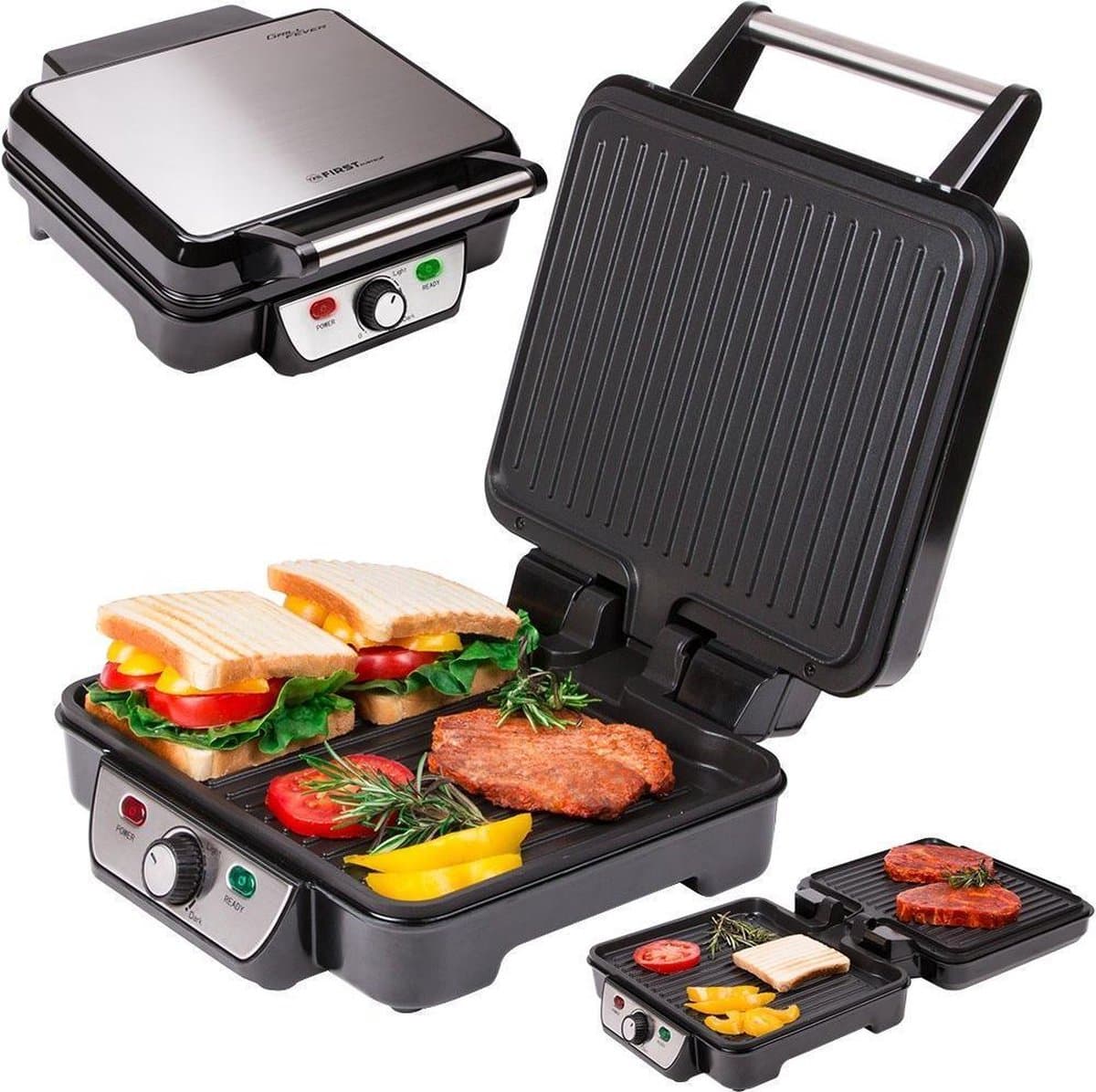 TZS First Austria Contactgrill 1800W - compact tafelmodel thumbnail 7