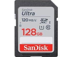 Productfoto van Sandisk SDXC Ultra 128GB Snelle Opslag