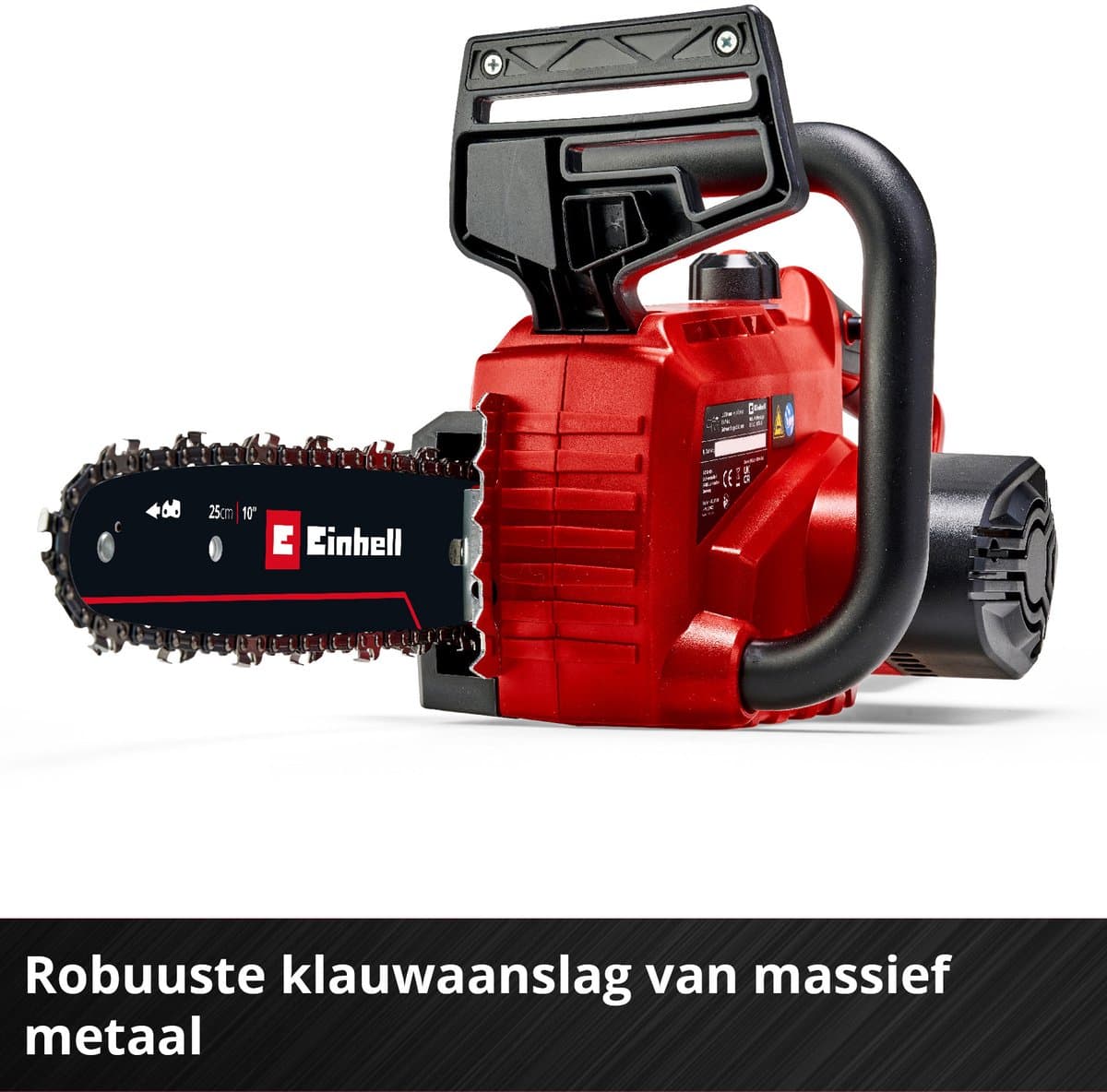 Einhell Accu Kettingzaag GE-LC 18/25 Li Solo - Power X-Change - 18 V/3.0 Ah/Li-Ion - Zwaardlengte: 25 cm - Max. Zaaglengte: 23 cm - Kettingsnelheid: 4,3 m/s - Excl. accu en lader thumbnail 8