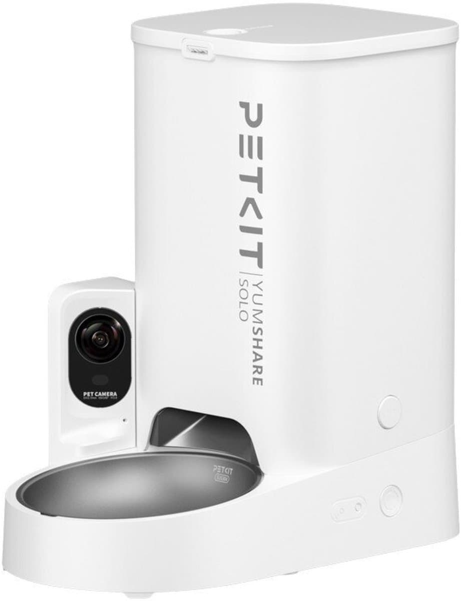 PETKIT - YumShare Solo met Camera - Automatische voerbak voor kat en hond - Wit - Droogvoer - 3 liter inhoud - App bediening thumbnail 5