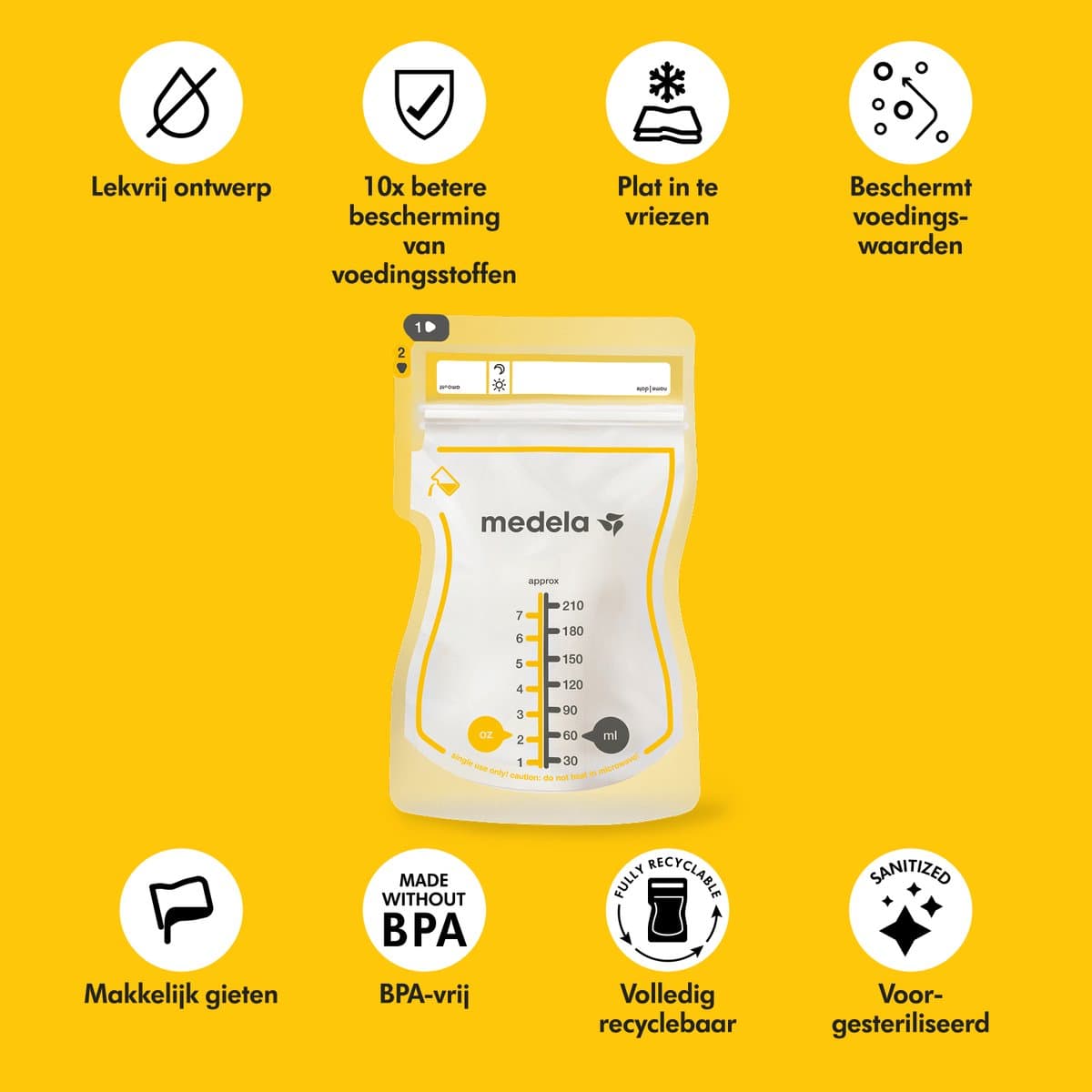 Medela Harmony Essentials Pack - Enkele Handkolf Set - Inclusief Medela Bewaarzakjes & Medela Ultra-Ademende Zoogkompressen thumbnail 6