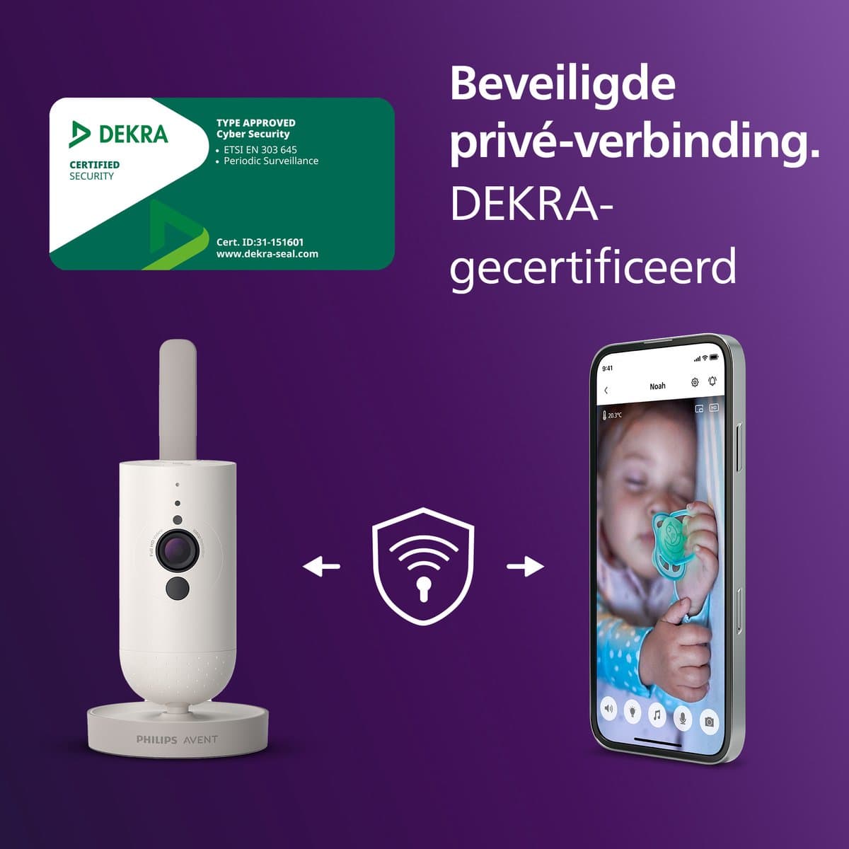 Philips Avent SCD951 Beeldbabyfoon met Full HD en App thumbnail 2