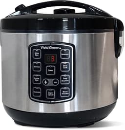 Productfoto van Vivid Green RiceMaster Multi 1.8 rijstkoker met stomer, slowcooker en 24-uurstimer