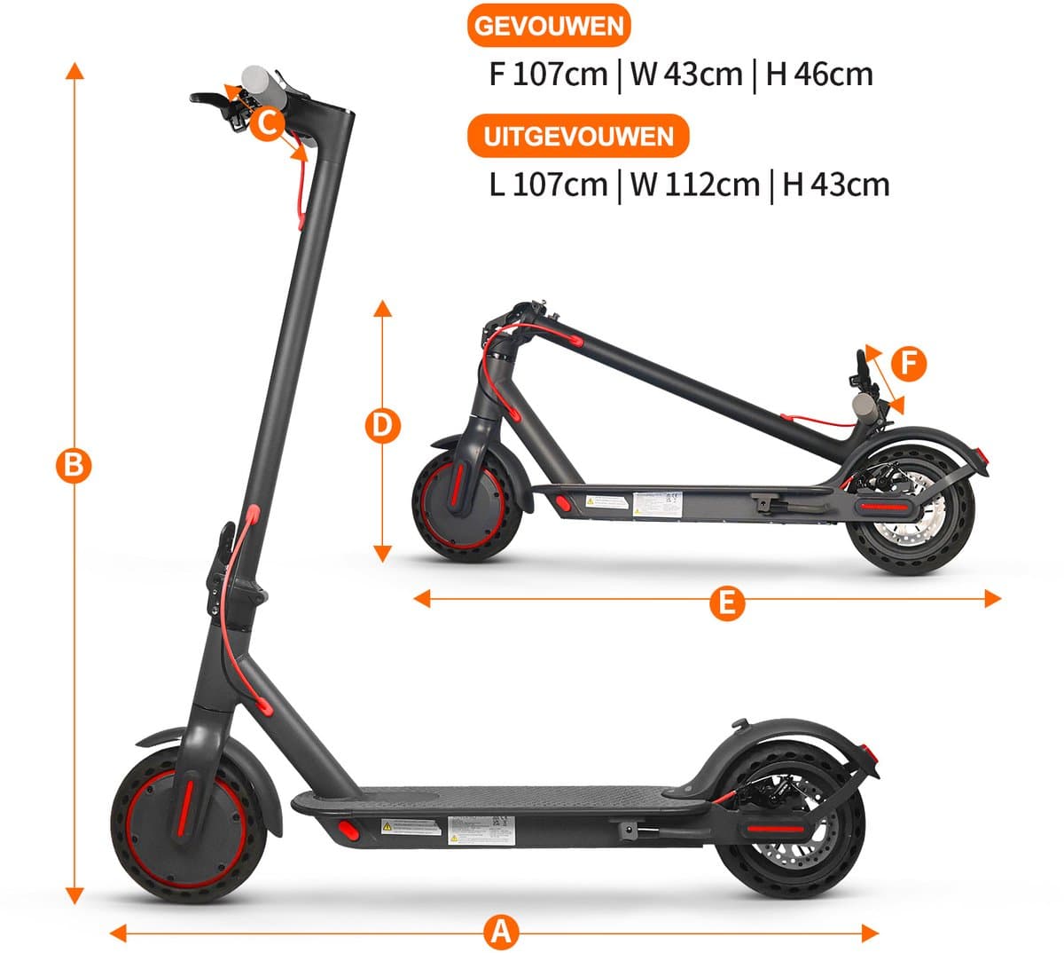 AOVOPRO TUYA Elektrische Step – 250W, 25 km/u, opvouwbaar thumbnail 8