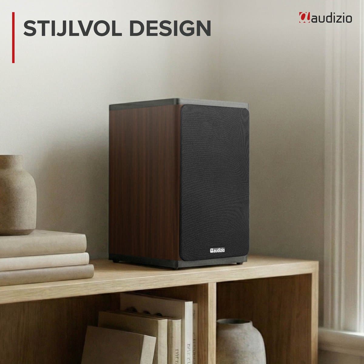Audizio BS20: draadloze boekenplank speakers met 60 uur accu thumbnail 3