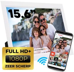 Productfoto van Denver Digitale Fotolijst 15.6 inch - XL - 16GB - PFF1503W