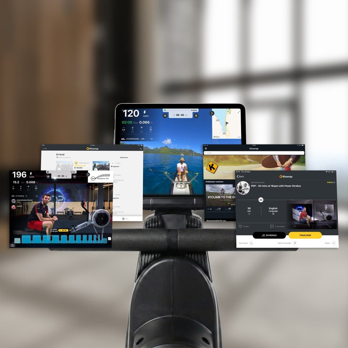 VirtuFit Semi-Pro Roeimachine - Ergometer - Magnetische Weerstand - 34 Programma's - Hartslagfunctie - Stil & Opklapbaar - Kinomap & FitShow - Roeitrainer - Roeiapparaat thumbnail 6