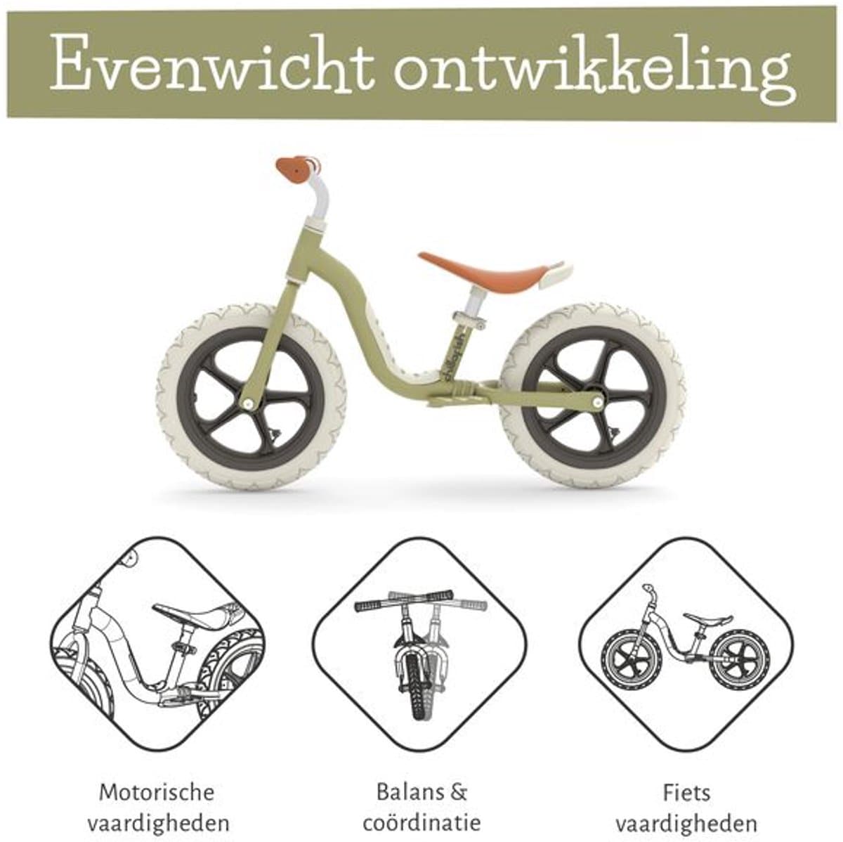Chillafish Loopfiets 2 jaar - Lichtgewicht met verstelbaar zadel en stuur - Groen - Loopfiets voor jongens en meisjes tot 5 jaar met voetsteun, handvat om te dragen en 12" anti lek banden - Model Charlie Lux thumbnail 6