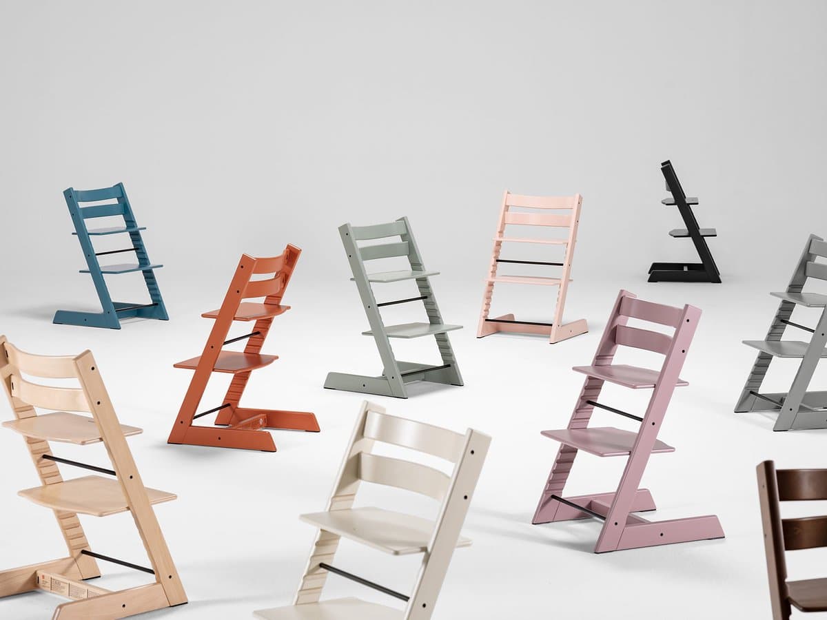 Tripp Trapp stoel van Stokke, Cashmere Grey - verstelbare, converteerbare stoel voor peuters, kinderen en volwassenen - handig, comfortabel en ergonomisch - klassiek ontwerp thumbnail 5