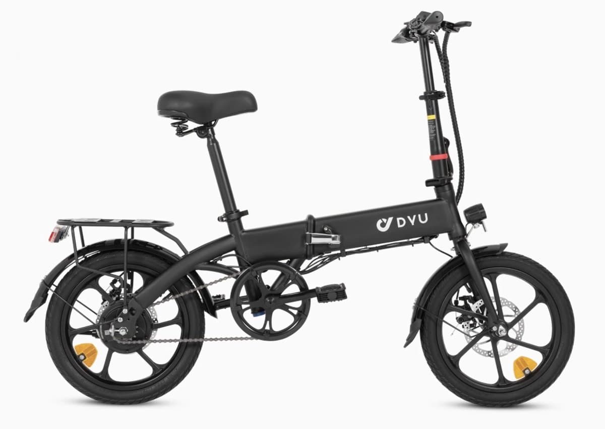 elektrische fiets - vouwfiets - DYU A1F PRO - opvouwbaar - 50/60 km bereik - 16 inch banden - inclusief tracker traceer systeem thumbnail 7