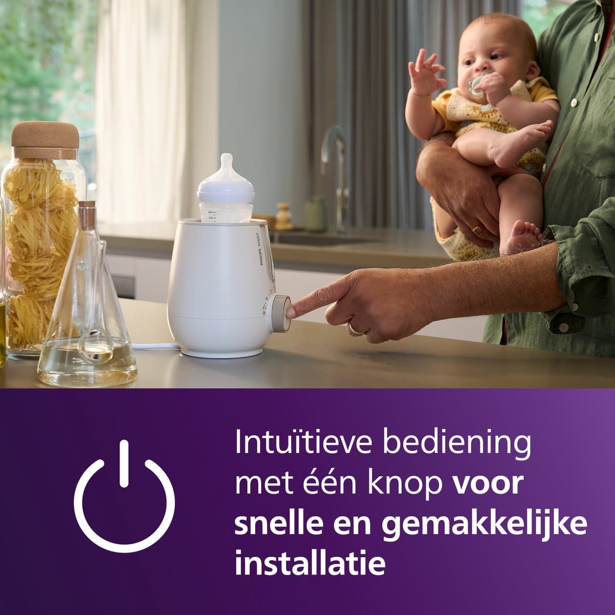 Philips Avent 2-in-1 Flessenwarmer & Sterilisator – Snelle en veilige opwarming – 260 ml - SCF359/00 thumbnail 5