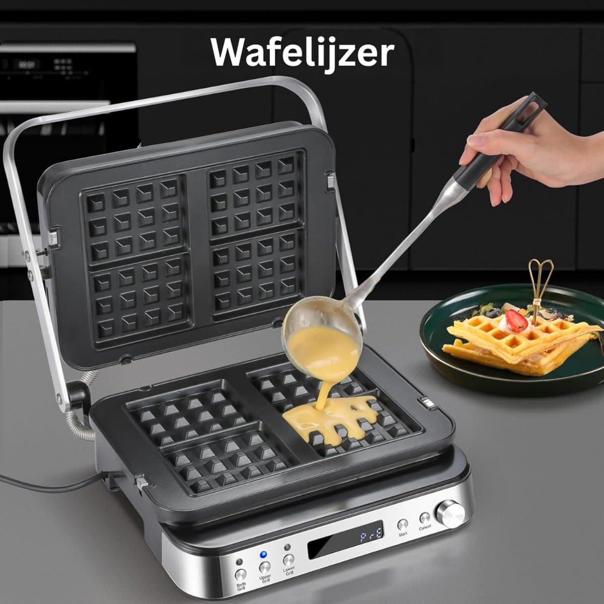 DailySupplies® Tosti Apparaat - Panini Grill - Contactgrill thumbnail 3