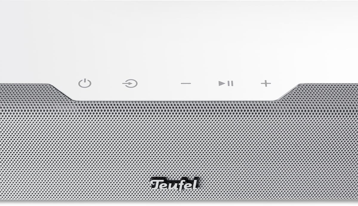 Teufel CINEBAR 11 voor Dolby Atmos "4.1-Set" - Soundbar met draadloze subwoofer & rearspeakers - Bluetooth met aptX - Virtuele surround sound - wit thumbnail 7