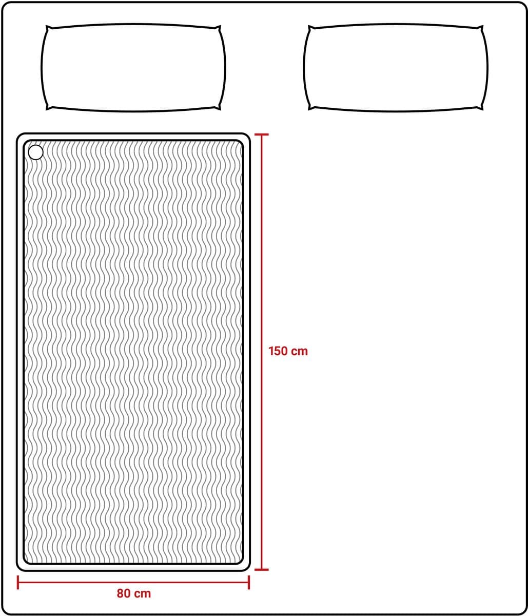 Tomado TEB1510W - Elektrische deken 1 persoons - 150 x 80 cm - Warmtedeken - Elektrische onderdeken - Extra snelle opwarming thumbnail 6