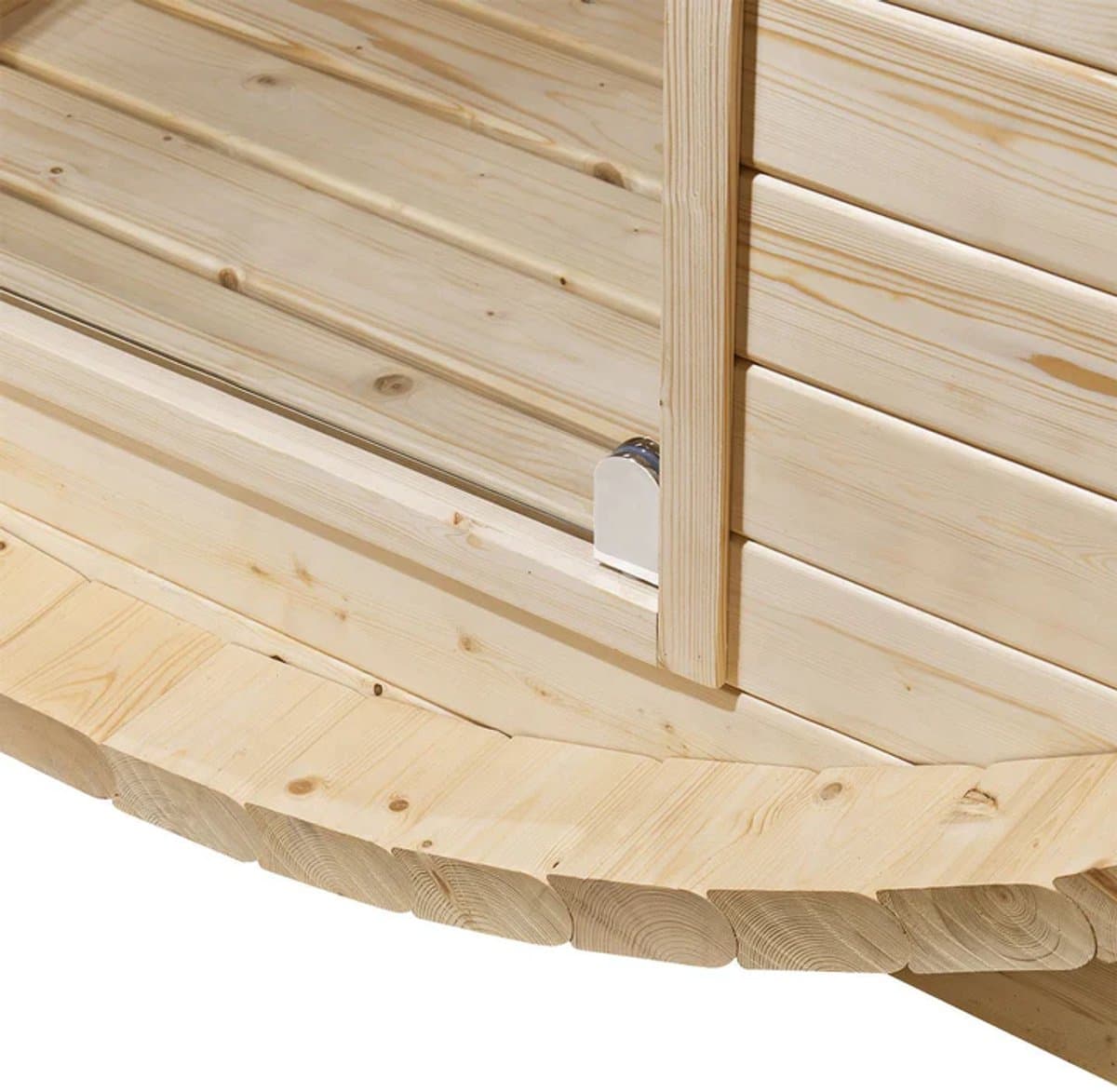 Barrelsauna Spitsbergen - Incl. saunakachel - Ø 190 cm - 3,6 - 8 kW - 2 tot 6 personen thumbnail 8