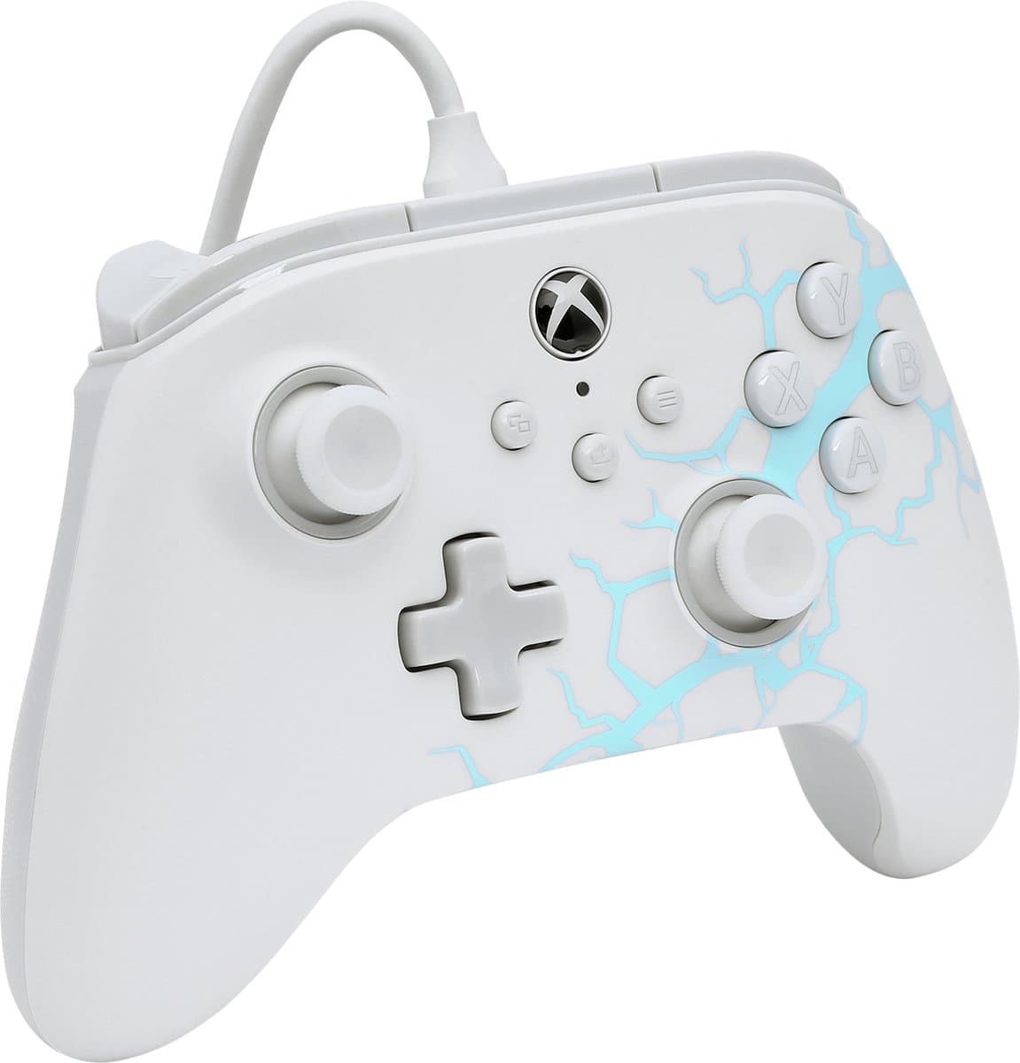 PowerA Advantage Bedrade Controller voor Xbox Series X|S Arctic Ice - Wit thumbnail 4