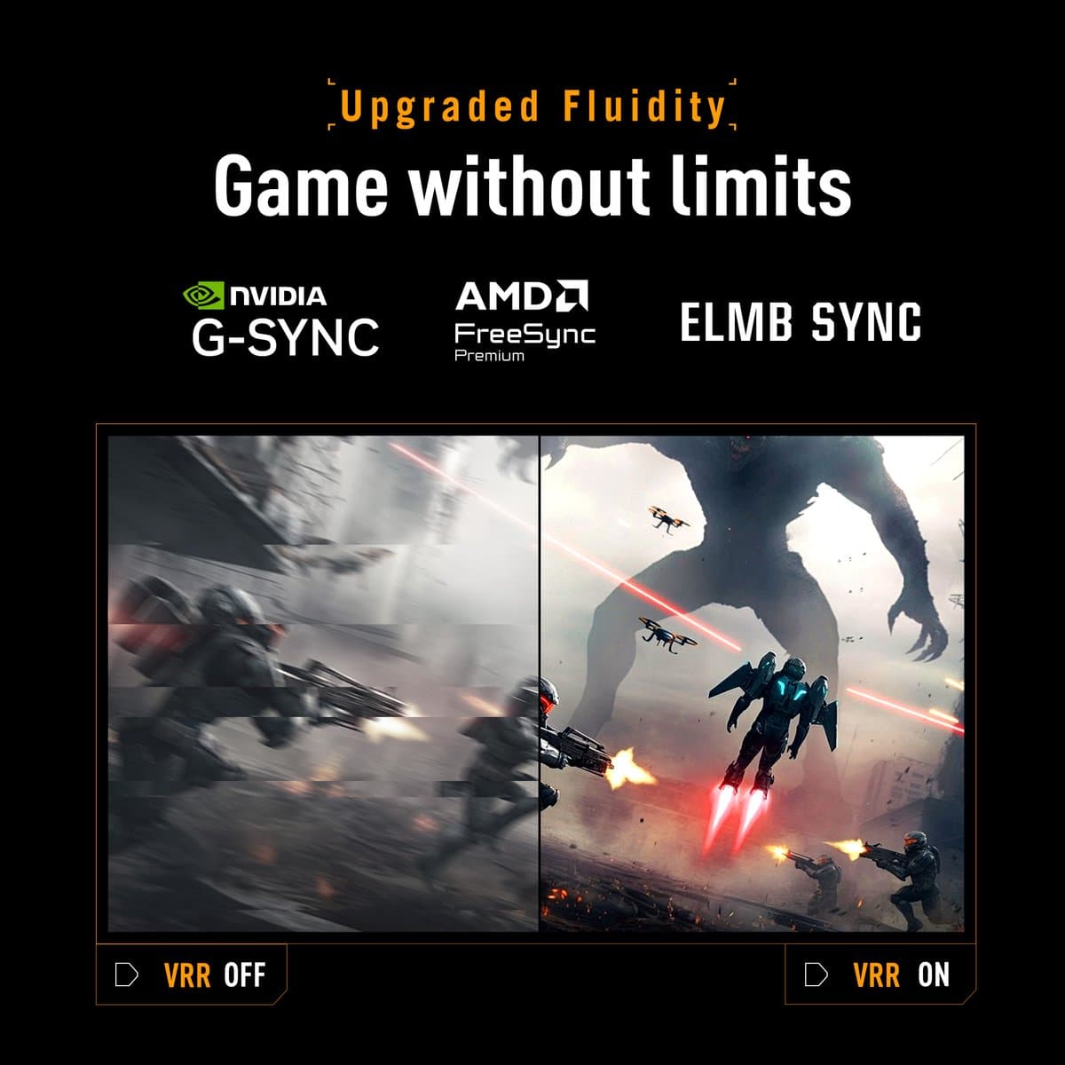 ASUS TUF Gaming VG249QM5A - FHD Fast IPS Gaming Monitor - 240Hz - 0.3ms - 24 Inch thumbnail 5