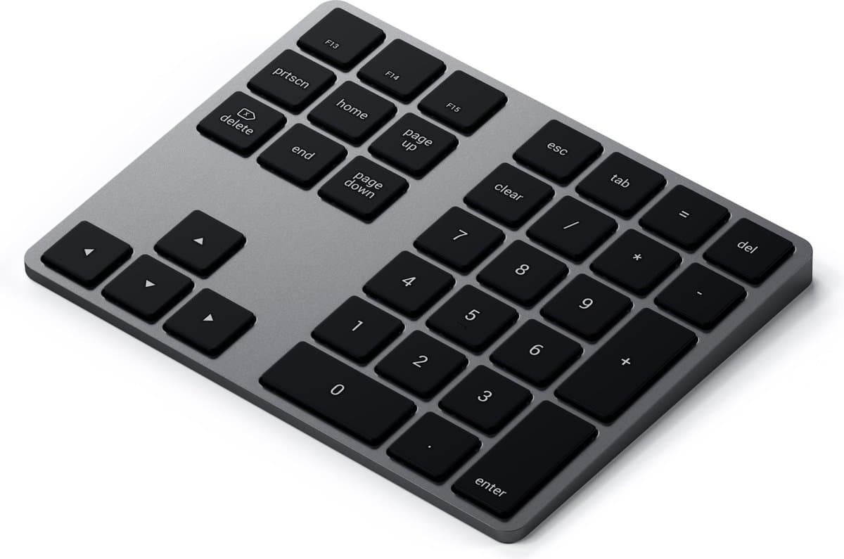 Satechi bluetooth extended keypad - Grijs