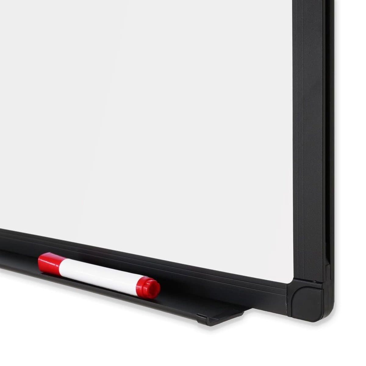IVOL Whiteboard met zwart frame - Magnetisch - 80x110 cm thumbnail 3