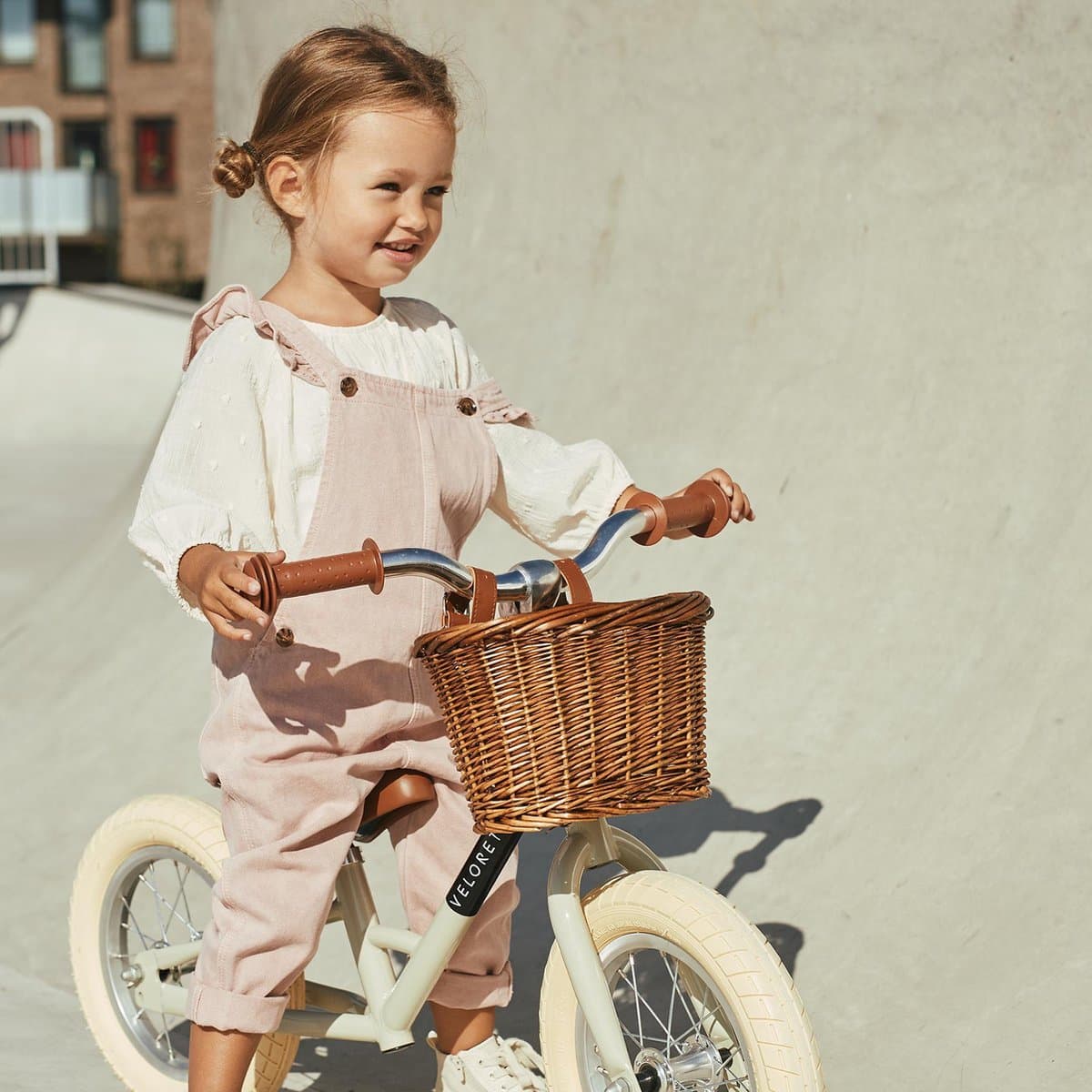 Veloretti Mini loopfiets - 12 inch - Grijs / Beige - 2-4 jaar thumbnail 3