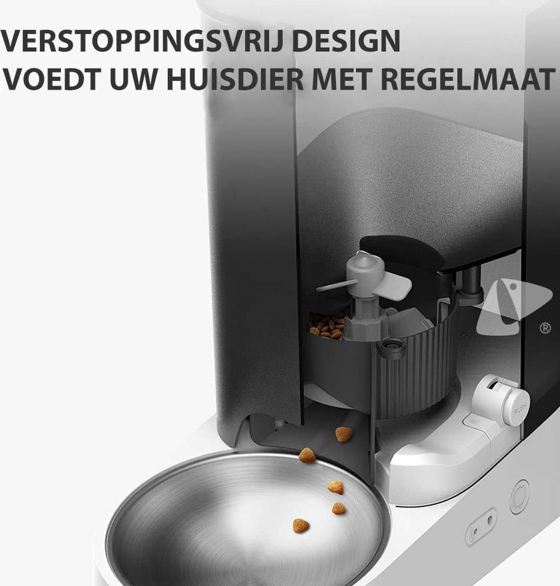 Petkit - Fresh Element SOLO New-Grey - Automatische voerbak voor kat en hond - App bediening thumbnail 6